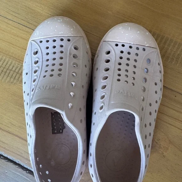 Native Light Pink Perforated Slip-Ons - Picture 3 of 5